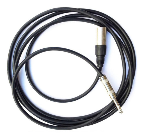 Cable Xlr A Plug 6.3 Balanceado De 1 Metro Proel Con Cysamex