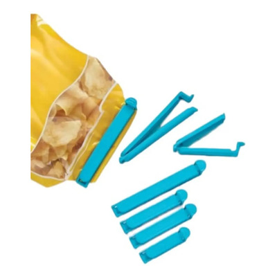 Clips Sello Para Bolsas Better Clips 19832 Betterware Color Azul | MercadoLibre