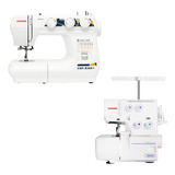 Combo Máquina Coser Janome Easy Jeans+/8002d -tienda Oficial