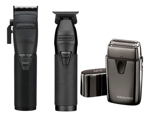 Kit Babyliss Boost+ Black Corte E Acabamento +shaver Fx02 Uv