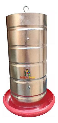 15alimentado Tubular 10kg Para Frango Galinha Passaros Pavao