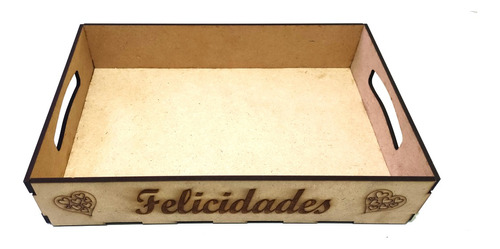 Pack 10 Bandejas Para Desayuno 30x20x6 En Mdf De 2,8 Mm