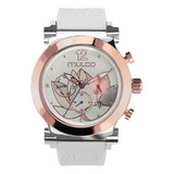 Mulco Reloj De Silicona Para Mujer Con Movimiento Analogico