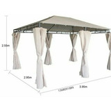 Pérgola Gazebo 3x4 Premium