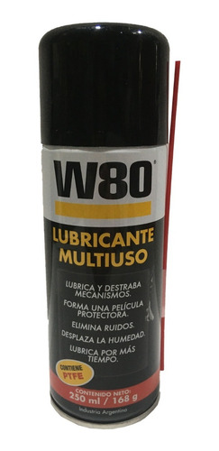 Aerosol Lubricante Multiuso 250ml / 168g W80