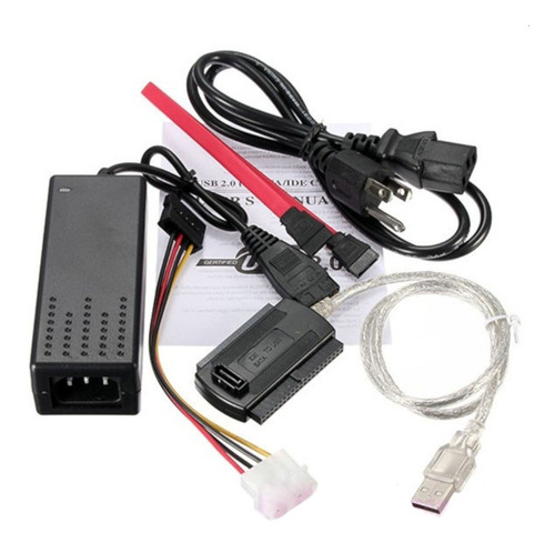 Adaptador Usb A Discos Ide/sata/pata Dvd Rw Energizado.