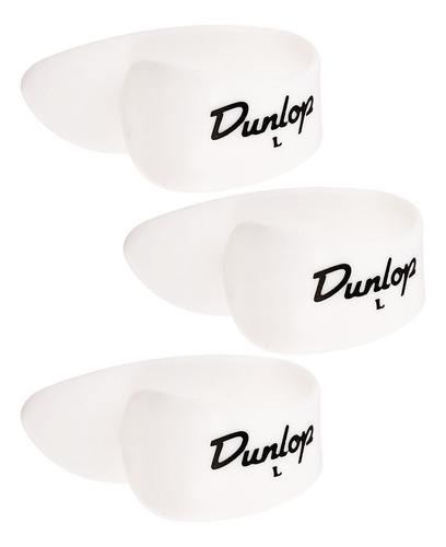 Pacote 3 Dedeiras Dedal Grande Dunlop Celuloide L Original