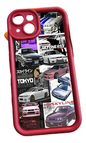 Funda De Teléfono De Coche De Carreras Para iPhone 15, 14, 1