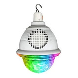 Lámpara Led Rgb Bolichera Con Parlante Bluetooth Recargable