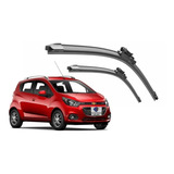 Plumas Limpia Parabrisas Chevrolet Beat  Curva, Banana 1 Par