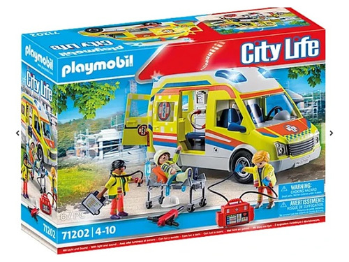 Playmobil Ambulancia Con Luz Y Sonido Disponible Ya