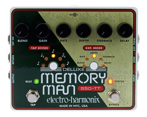 Pedal Electro Harmonix Deluxe Memory Man C/tap Tempo