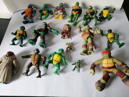 Tmnt Tortugas Ninja Colección Lote Donatello Miguel Rafael. 