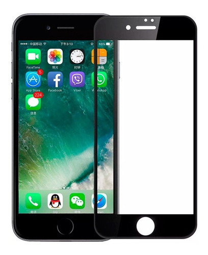 Vidrio Templado 9d Completo Para iPhone 7 8 7 Plus 8 Plus