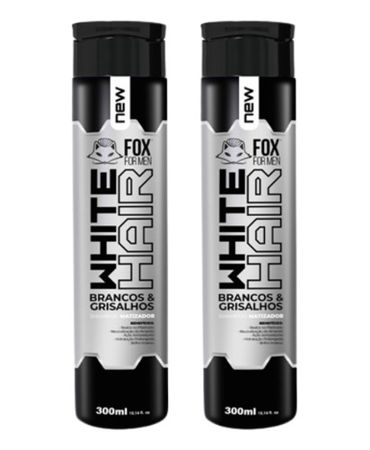 Shampoo Matizador 300ml - Fox For Men Kit 2 Unidades