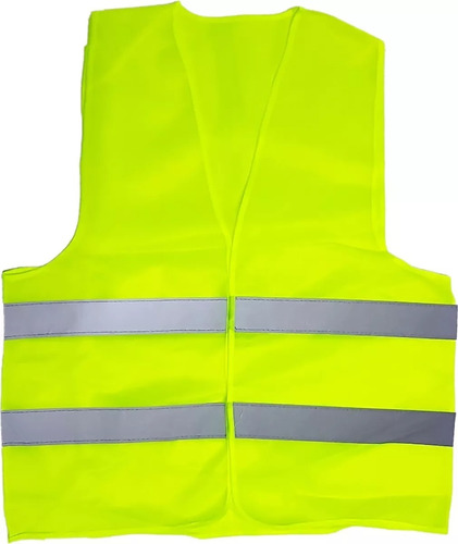 Chaleco Reflectivo Fluo Xxl Moto Seguridad Vial Factura A