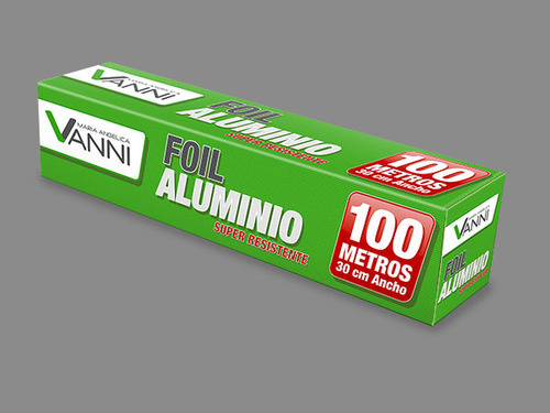 Film Aluminio Para Alimentos De 100 Metros