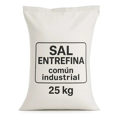 Sal Entrefina Industrial Comun Bolsa 25 Kg | MercadoLibre