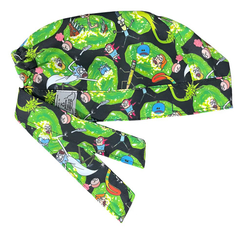 Gorro Medico Quirúrgico Enfermeria Hospitales Rick Y Morty