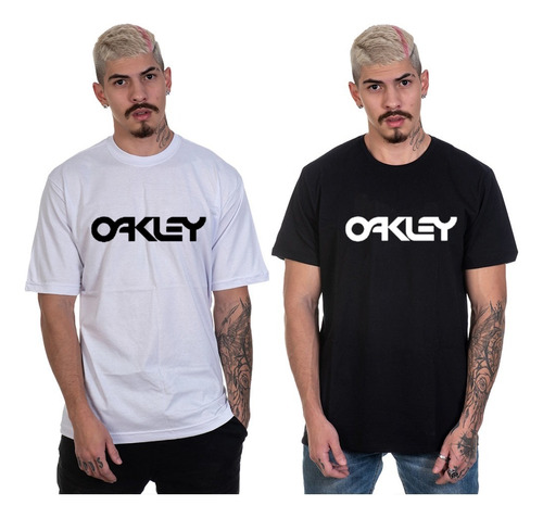 Kit 2 Camisetas Masculinas Oakley Algodão Premium Top