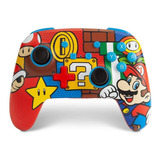 Control Joystick Inalámbrico Acco Brands Powera Enhanced Wireless Controller For Nintendo Switch Mario Pop