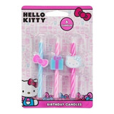 Hello Kitty Birthday Cake Velas Decoración Fiesta.