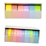 Washi Tape Cinta Decorativa Scrapbook Arcoiris Paquete 