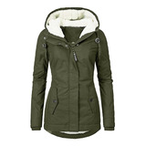 Chaqueta Abrigada L Coat Para Mujer, Con Forro De Piel, Gaba