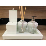 Kit Lavabo Branco Prata - Especial Cliente