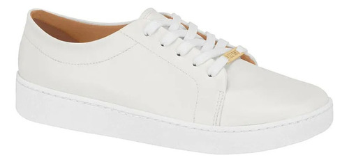 Tenis Feminino Vizzano Branco Preto Casual Confortável Básic