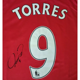 Jersey Autografiado Fernando Torres Liverpool 2008-10 Niño