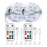 Qoolife Luces Led Magnéticas Recargables Sumergibles 3.3 Pul