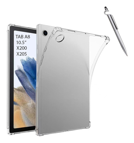 Capa Silicone Para Galaxy Tab A8 10.5  X200 + Caneta Brinde