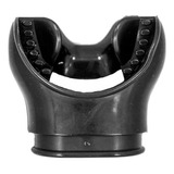 Bocal Comfobite Para Regulador E Snorkel De Mergulho Cetus Cor Preto