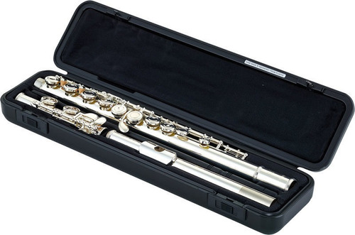 Flauta Yamaha Transversal Soprano C Yfl-212 Completa