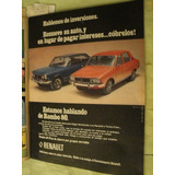 Publicidad Torino Coupe Y Ranault 12 Año 1978