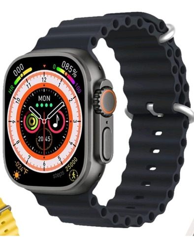 Relógio W68 Ultra Max 2.2 Serie 8 Smartwatch Preto 2023 