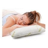 Almohada  Bambu Y Memory Foam Comoda Hipoalergenica