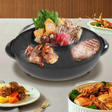Parrilla Hotpot 2 En 1, Compatible Con Teppanyaki/korean Bbq