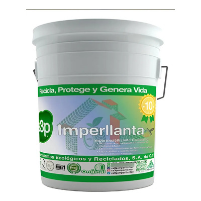 Impermeabilizante A3p Imperllanta 10 Años | 19 Lts Color Terracota | Meses sin interés
