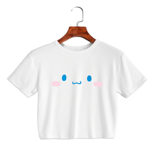 Crop Top Niña - Cinnamoroll Cara - Sanrio Japon Kawaii