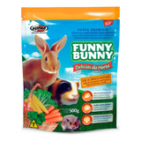 Ração Funny Bunny Delícias Da Horta P/ Roedores Hamster 500g