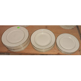 Platos Porcelana Limoges  ( Francia) ( Lote De 21 )