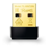 Adaptador Placa Micro Wifi Wireless Usb Tp-link Tl-wn725 Tv
