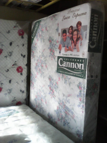 Colchon Cannon Princess 1,30x1,90mts 24kg Densidad Envíos