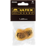 Set De Uñetas Dunlop Ultex Sharp 1.40 Pack De 6