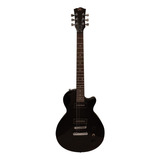 Guitarra Eléctrica Sx Ee Series Ee3j Les Paul De Tilo 2000 Black Brillante Con Diapasón De Palo De Rosa