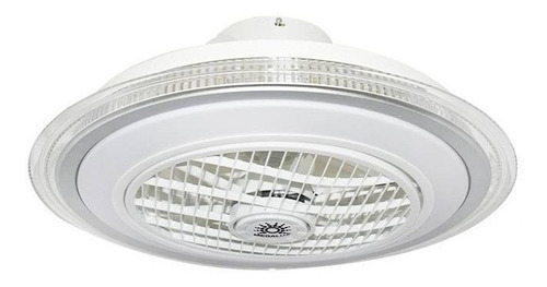 Ventilador De Techo Megaluz F60061 Blanco, 12  De Diámetro 127 v