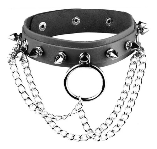 Choker Garagantilla Collar Cuello Gotico Sexy Cadenas Mujer