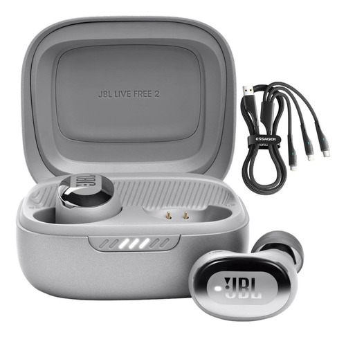 Audífonos Inalambricos Jbl Live Free 2 Bluetooth Plata